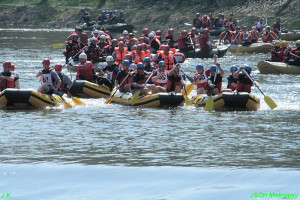 Závod raftů Sázava 2010