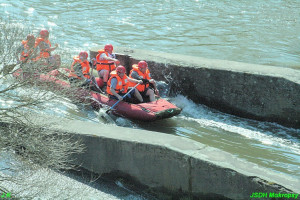 Závod raftů Sázava 2010