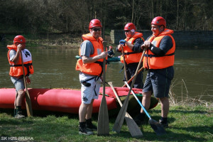 Závod raftů Sázava 2010