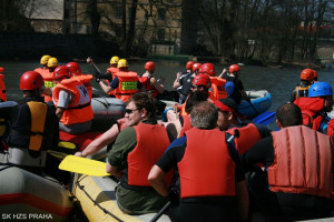 Závod raftů Sázava 2010